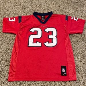 Texans Foster Football Jersey Size Youth Medium in GUC